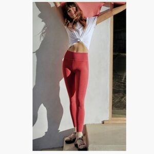 Anthropologie Leggings in Red/Pink- XS,S